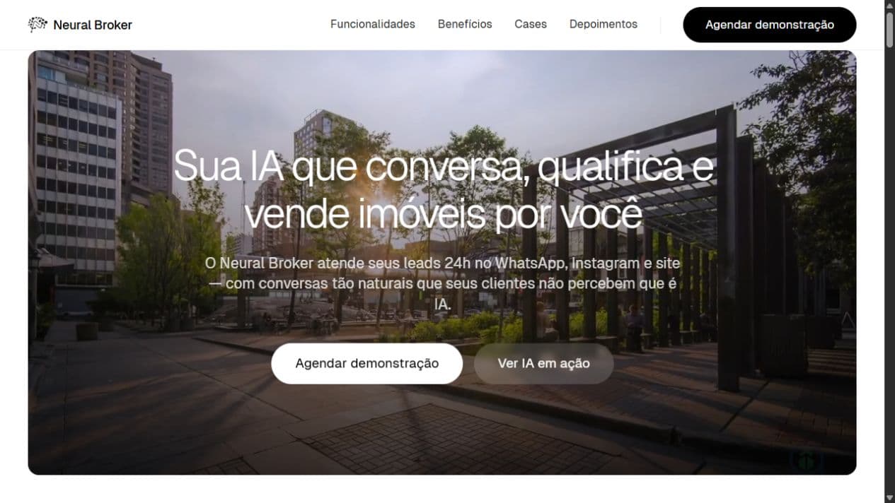 Prévia do projeto Neural Broker